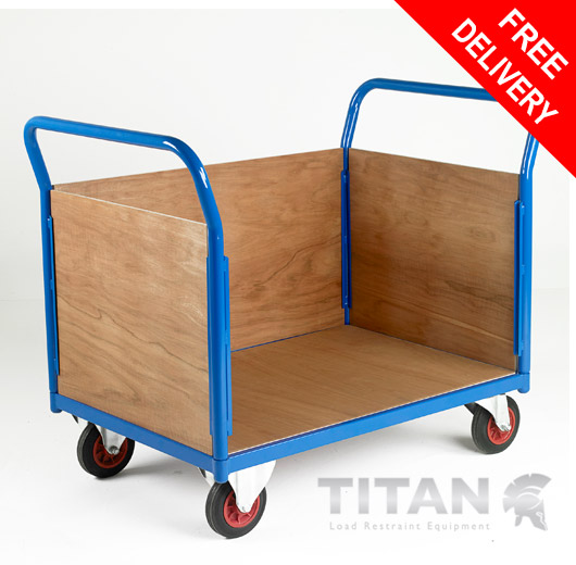 3 Sided Platform Truck Ply Panels 500kg Capacity