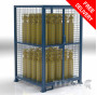 Full Security Pallet Cage Two Tier 1000kg Capacity 