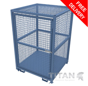 Heavy Duty Full Security Pallet Cage 1000kg Capacity