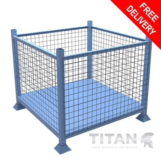 Metal Mesh Sheet Stillage (Stackable) H650 x W940 x D940mm