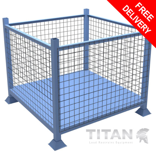 Metal Mesh Sheet Stillage (Stackable) H890 x W1200 x D1200mm