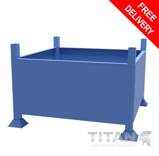 Metal Sheet Stillage Solid Sides 1000kg H650 x W940 x D940mm