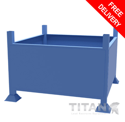 Metal Sheet Stillage Solid Sides | 1000kg Load Capacity | Free UK Delivery