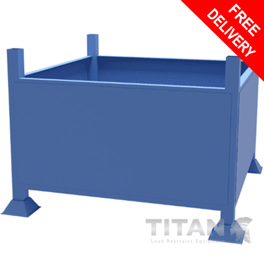 Metal Sheet Stillage with Solid Sides | Stackable 4 High | 1000kg Load ...