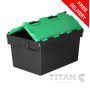 Mix Bundle 4 x 54Litre Attached Lid Containers (600 x 400 x 320h mm)