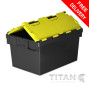 Mix Bundle 4 x 54Litre Attached Lid Containers (600 x 400 x 320h mm)