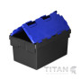 54Litre Attached Lid Container Totebox  (600 x 400 x 320h mm)