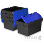 80Litre Attached Lid Container Totebox (710x460x368mm)