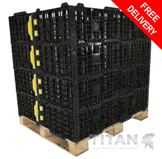 Plastic Pallet Collar (Black)