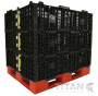 Plastic Pallet Collar (Black)