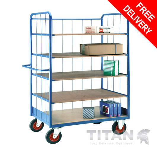 Heavy Duty Shelf Truck with Rod Superstructure 