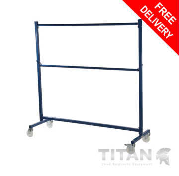 Heavy Duty Clothes Rail (Industrial) Blue