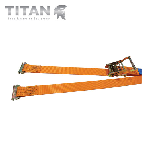 Internal Box Van Ratchet Strap with E-Track End Fittings 2000kg