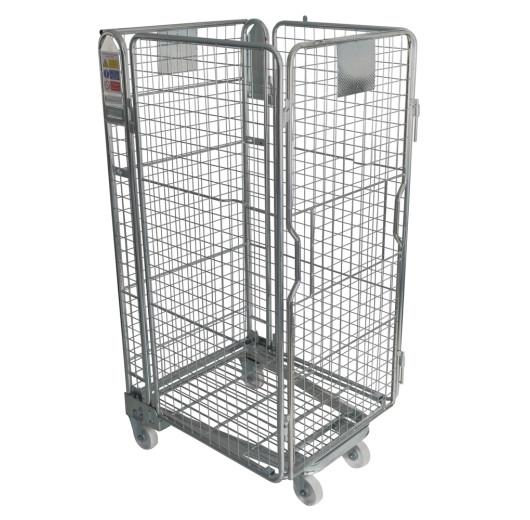 4 Sided Roll Cage Nestable - Standard Mesh