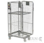 4 Sided Nestable Roll Container + Integral Shelf