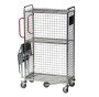 Warehouse Order Picking Trolley with Folding Steps (20.MT9)