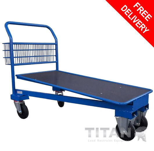 Cash and Carry Trolley (Blue) 500kg Capacity