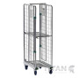 Narrow Aisle 4 Sided Z Frame Roll Container - Nestable