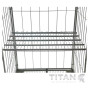 Jumbo Roll Pallet Half Drop Gate and One Loose Shelf 