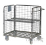 Three Sided Compact Merchandise Picking Trolley (20.MT6) with Shelf