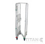 Z Frame Narrow Aisle 3 Sided Roll Container Nestable