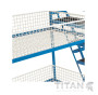 3 Step Tray Trolley - 2 Removable Baskets 125kg Capacity